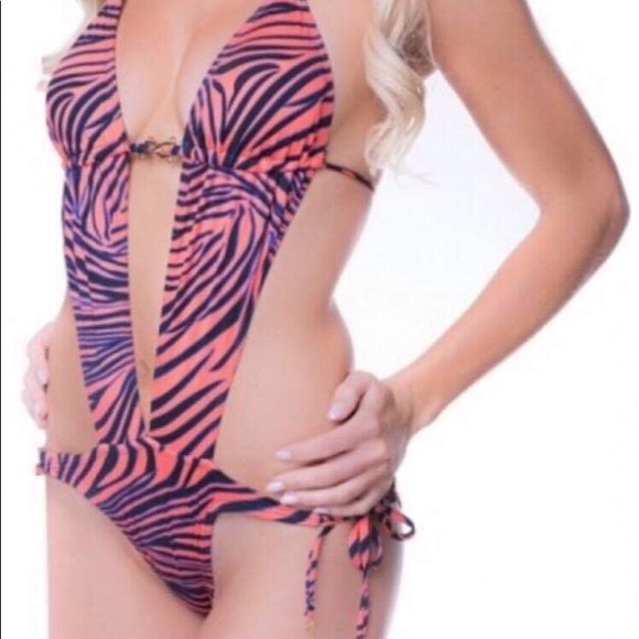 striped monokini